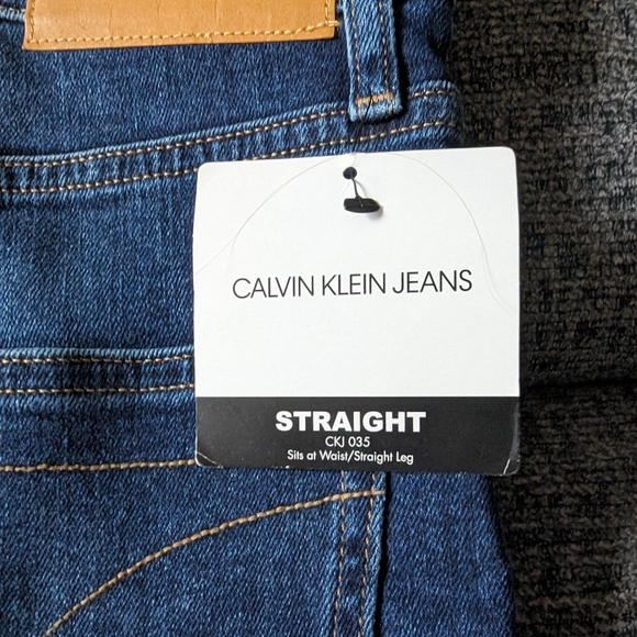 Calvin Klein Straight Leg Jeans 32 X 32 - Picture 5 of 7